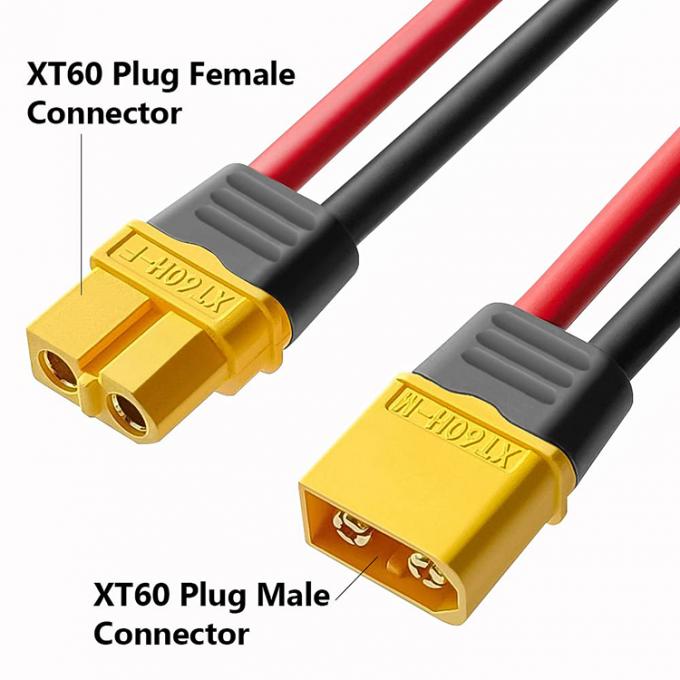 12AWG 100mm 150mm Silicon Wire XT60 XT60H XT60U Connector Male Female Sheath Housing Plug Cable for Battery FPV 0