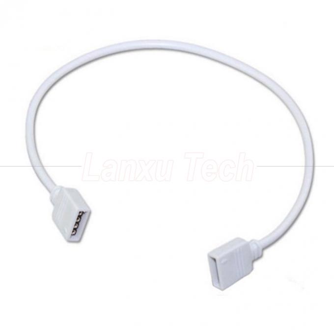 Female to Female 4 Pin RGB Plug Connector Extension Cable for 5050 3528 2835 LED Strip Light 2