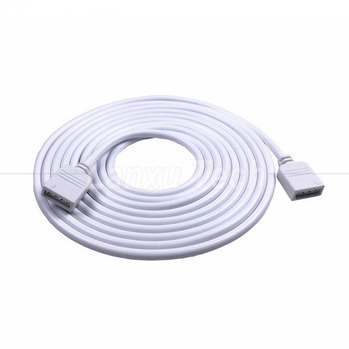 Female to Female 4 Pin RGB Plug Connector Extension Cable for 5050 3528 2835 LED Strip Light 0