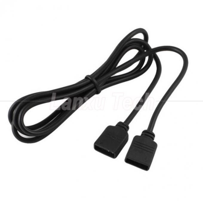 Female to Female 4 Pin RGB Plug Connector Extension Cable for 5050 3528 2835 LED Strip Light 1