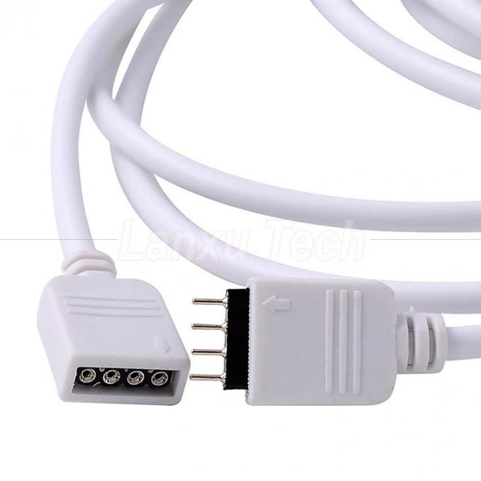 Female to Female 4 Pin RGB Plug Connector Extension Cable for 5050 3528 2835 LED Strip Light 4
