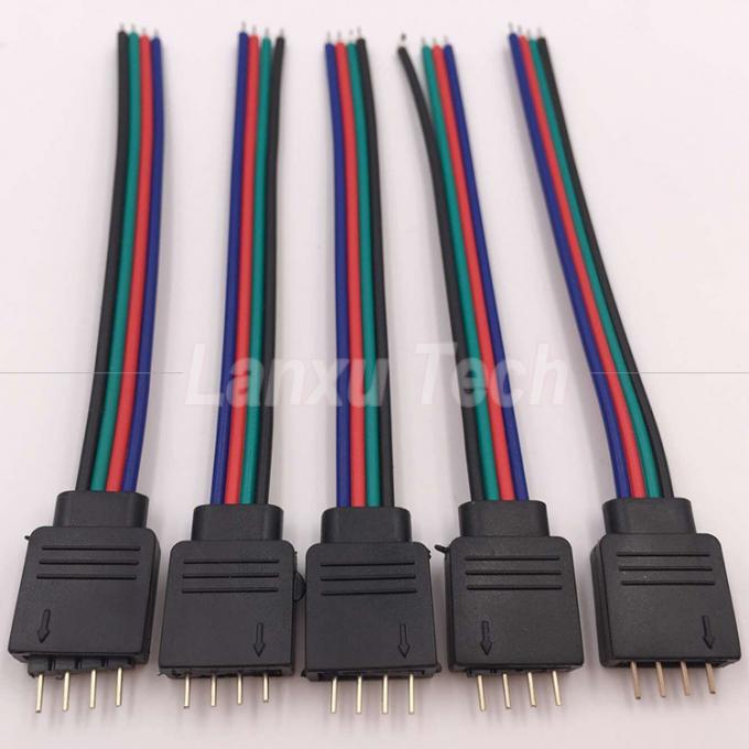 RGB 4 Pin Connector 5050 LED Strip Ribbon Cable 2