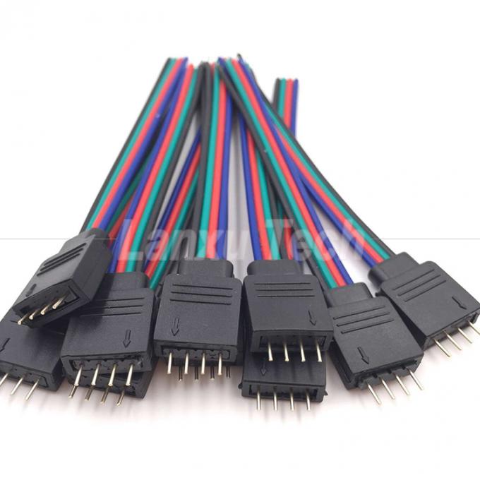 RGB 4 Pin Connector 5050 LED Strip Ribbon Cable 0