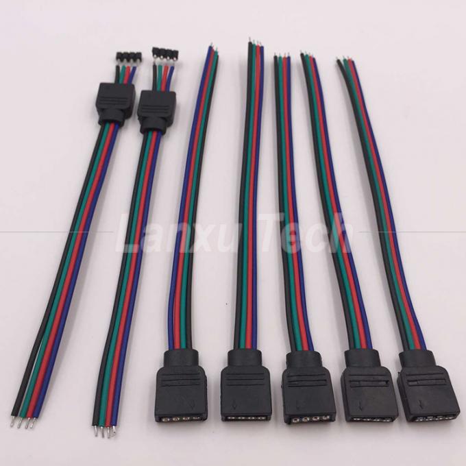 RGB 4 Pin Connector 5050 LED Strip Ribbon Cable 3