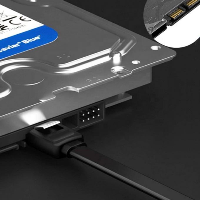 High Speed  90 Degree Angle Sata 3.0 Power Extension Cable for HDD Hard Disk Computer 3