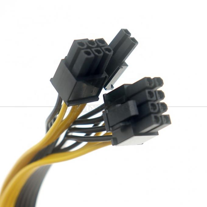 PCIe 8 Pin Male to Dual 8 Pin Female PCI Express Graphics Video Card GPU Splitter Power Adapter Cable 3
