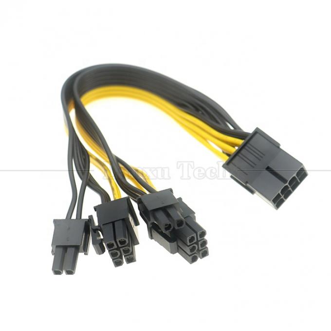 PCIe 8 Pin Male to Dual 8 Pin Female PCI Express Graphics Video Card GPU Splitter Power Adapter Cable 0