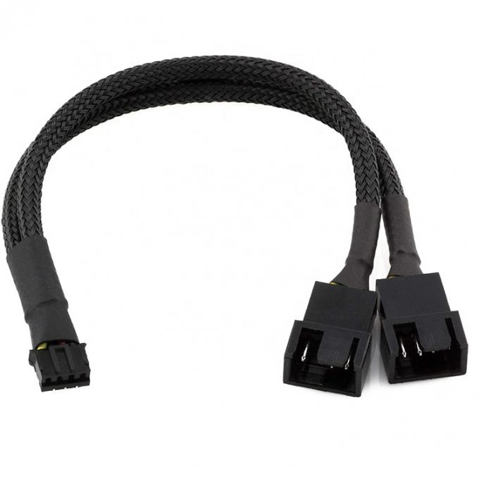 Motherboard CPU 4 PIN Connector PC Case Temperature Control Cooling Fan Y Splitter Extension PWM Cable 1