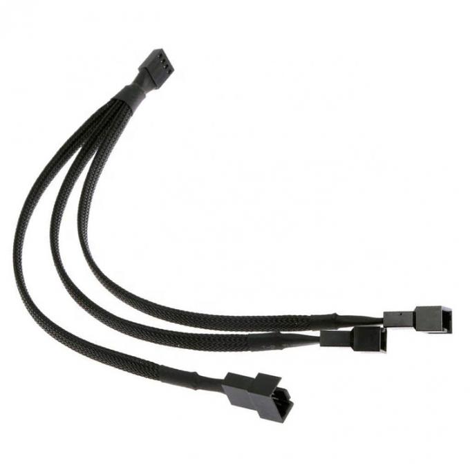 1 to 3 CPU 4 PIN Connector PC Case Temperature Control Cooling Fan Y Splitter Extension PWM Cable 4