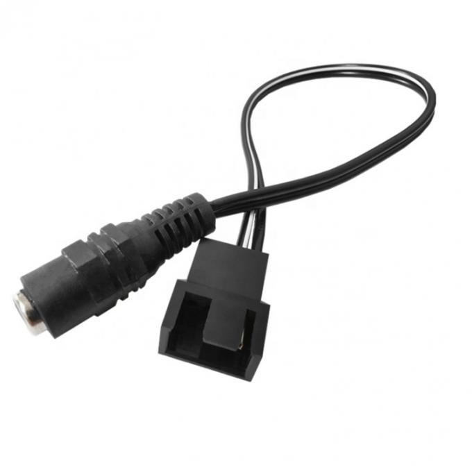 12V Female DC Plug to 3 4 Pin PC Case Fan Power PWM Adapter Extension Cable 4