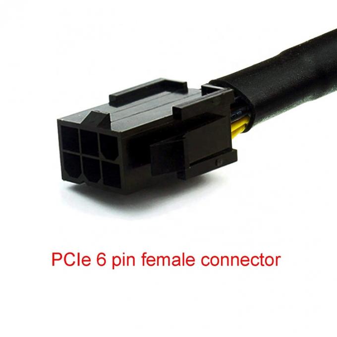 GPU 6 PIN Female to Dual 8 PIN Male 18AWG PCI Express Motherboard Power Supply Adapter PCIe Riser 3.0 Extension Cable 3