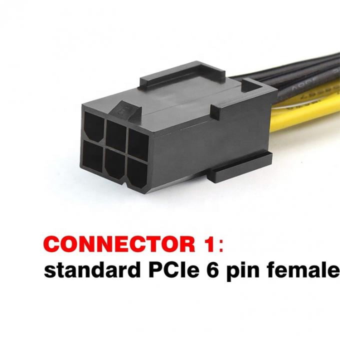 PCI-E 6 Pin to 6 Pin Male to Female GPU  ATX Video Graphics Card PCIE PCI Express Power Cable 2