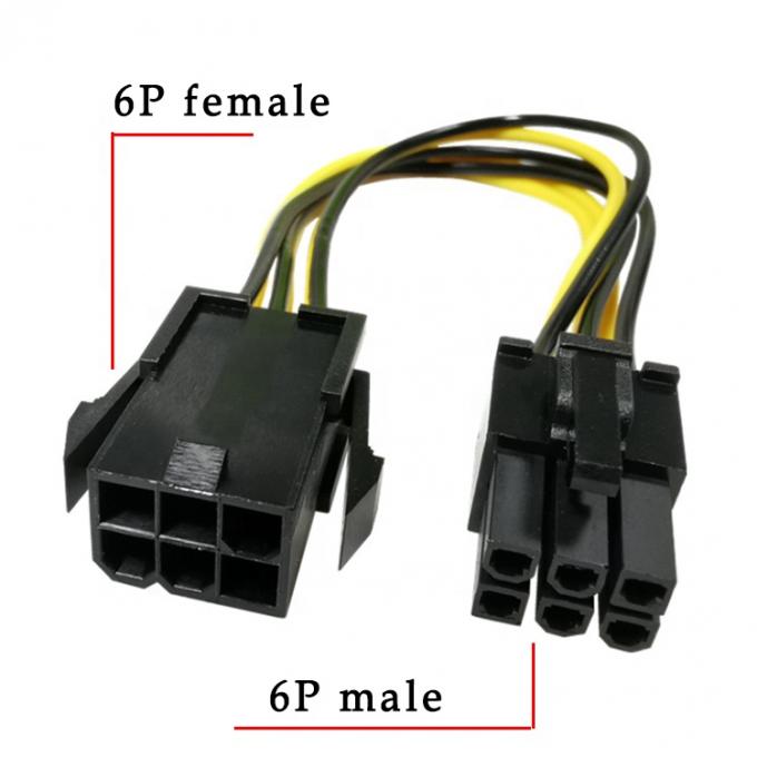 PCI-E 6 Pin to 6 Pin Male to Female GPU  ATX Video Graphics Card PCIE PCI Express Power Cable 3