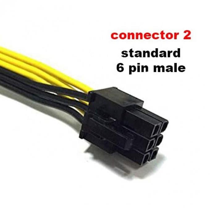 PCI-E 6 Pin to 6 Pin Male to Female GPU  ATX Video Graphics Card PCIE PCI Express Power Cable 1