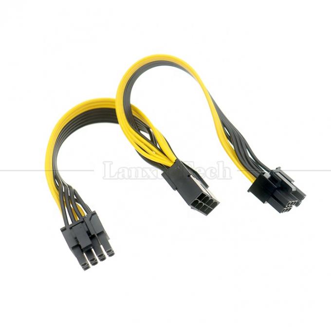 PCIe 8 Pin Male to Dual 8 Pin Female PCI Express Graphics Video Card GPU Splitter Power Adapter Cable 6