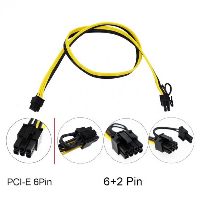 PCIE 6 Pin to 8 Pin GPU  ATX Video Graphics Card PCIE PCI Express Power Cable 3