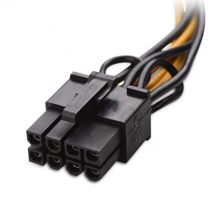 6 Pin Male to  8 Pin Male GPU ATX Video Graphics Card PCIe Express Adapter Power Supply Extension Cable for Computer 2