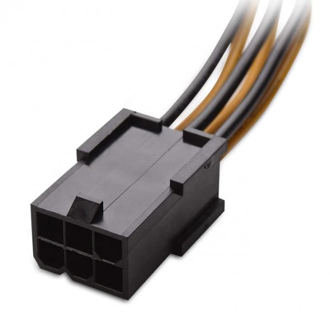 6 Pin Male to  8 Pin Male GPU ATX Video Graphics Card PCIe Express Adapter Power Supply Extension Cable for Computer 1