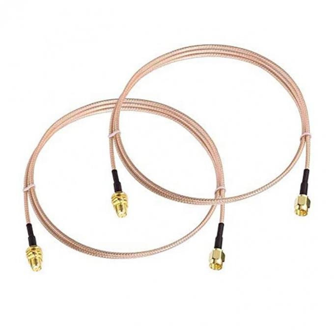 Custom RG 174 SMA Male to SMA Female Assembly Jumper RF Adapter Connectors Antenna  Coaxial Cables 0