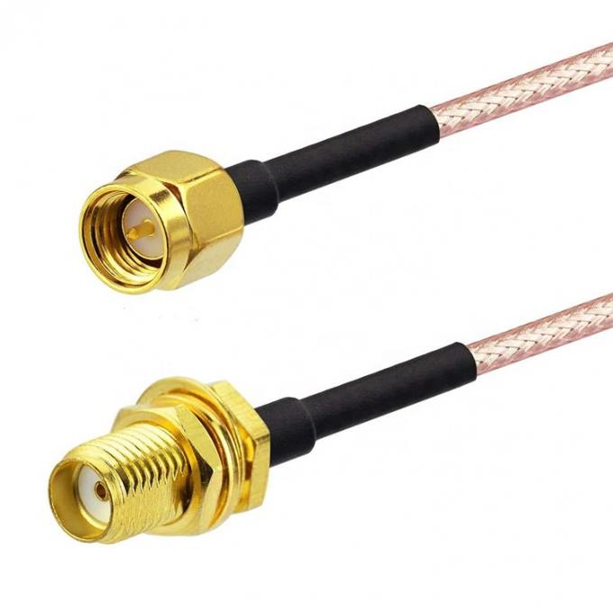Custom RG 174 SMA Male to SMA Female Assembly Jumper RF Adapter Connectors Antenna  Coaxial Cables 2