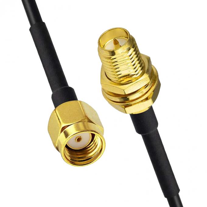 Custom RG 174 SMA Male to SMA Female Assembly Jumper RF Adapter Connectors Coaxial Cables 4