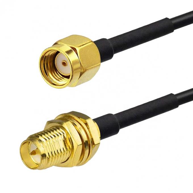 Custom RG 174 SMA Male to SMA Female Assembly Jumper RF Adapter Connectors Coaxial Cables 5