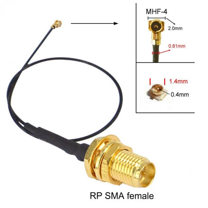 UFL to SMA M.2 NGFF IPX IPEX MHF4 to RP SMA Female RF Pigtail WiFi  Antenna Extension Cable 2