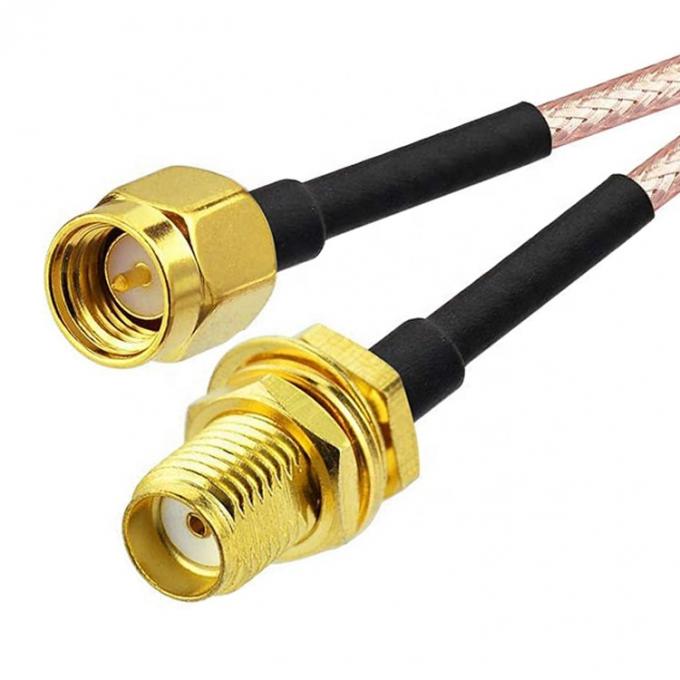 RG316 Coaxial RF SMA Male to SMA Female Jumper Connector Antenna Extender Extension Cable for Wifi Ham Radio GPS 1