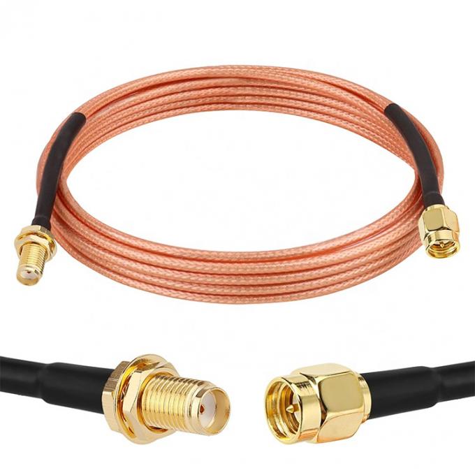 RG316 Coaxial RF SMA Male to SMA Female Jumper Connector Antenna Extender Extension Cable for Wifi Ham Radio GPS 0