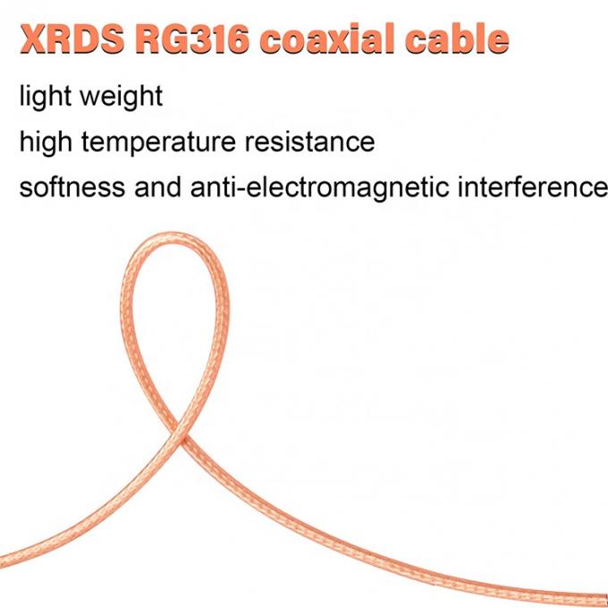 RG316 Coaxial RF SMA Male to SMA Female Jumper Connector Antenna Extender Extension Cable for Wifi Ham Radio GPS 3