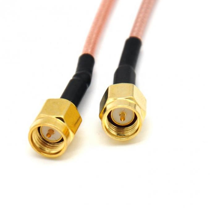 RG316 Coaxial RF SMA to SMA Connector Assembly Antenna Extender Jumper Extension Cable for Wifi FPV TV 3