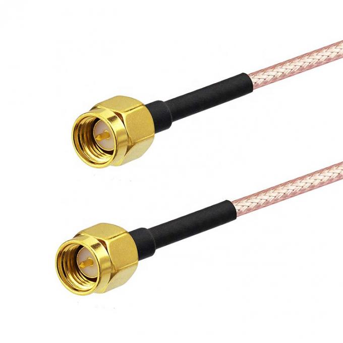 RG316 Coaxial RF SMA to SMA Connector Assembly Antenna Extender Jumper Extension Cable for Wifi FPV TV 1