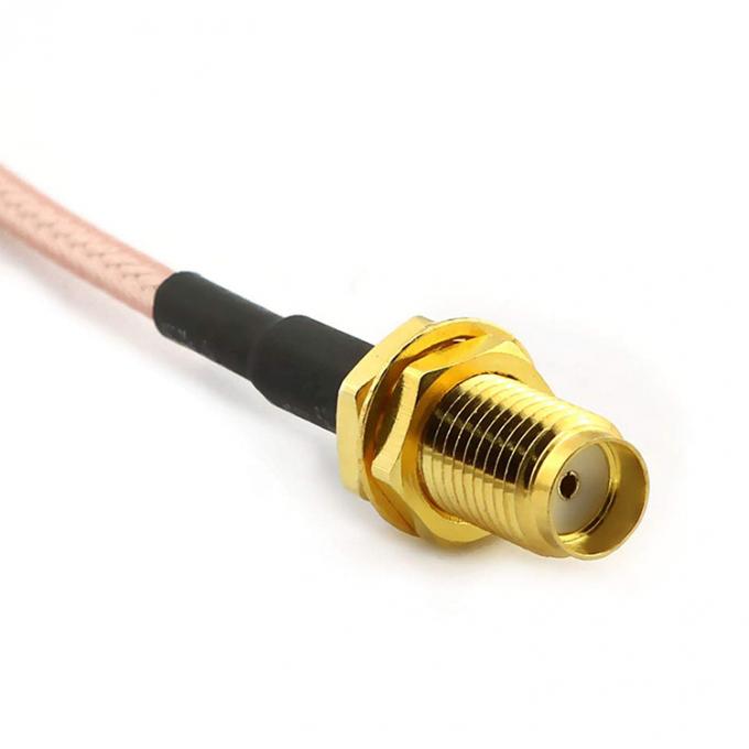 RG316 90 Degree Right Angle MMCX Male to SMA Female Antenna Pigtail RF Coaxial Cable 2