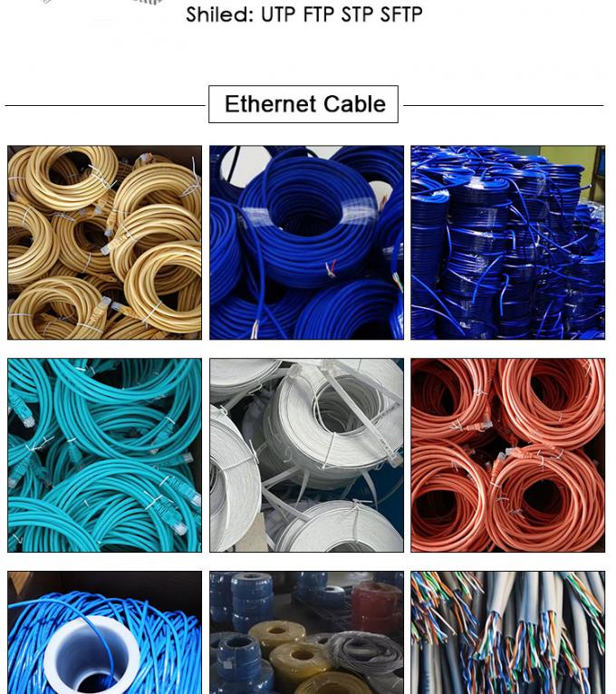1m 5m 10m UTP FTP Shield Cat5 Cat5e Cat6 Ca6a Cat7 RJ45 Flat Ethernet Patch Network Lan Cable for Router 1