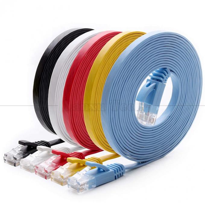 1m 5m 10m UTP FTP Shield Cat5 Cat5e Cat6 Ca6a Cat7 RJ45 Flat Ethernet Patch Network Lan Cable for Router 11