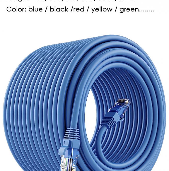 OEM High Quality Pure Cooper Shield FTP UTP STP SFTP Cat5 Cat5e Cat6 Cat6a Cat7 Cat8 RJ45 Ethernet Patch Lan Network Cable 1