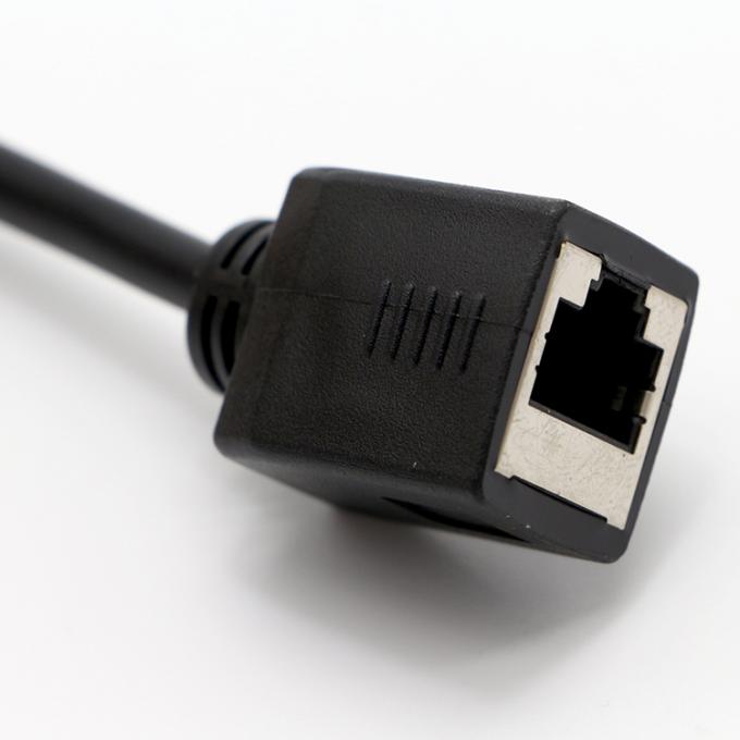 Customization 1M 2M 8P8C RJ45 Female To RJ45 Female Socket  Lan Network Ethernet Cable 1