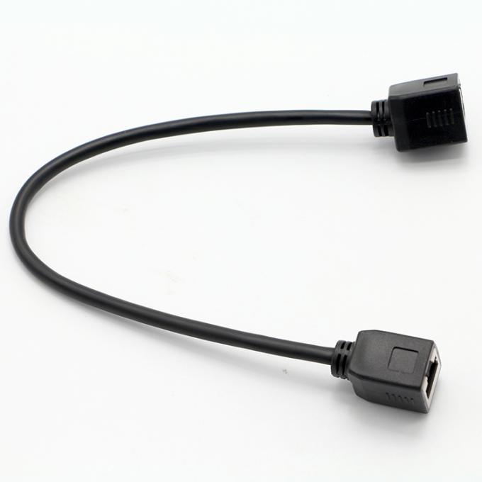 Customization 1M 2M 8P8C RJ45 Female To RJ45 Female Socket  Lan Network Ethernet Cable 5