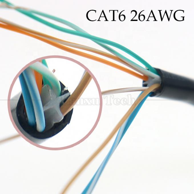 High Quality Network Ethernet Cta6 26AWG RJ45 8p8c Female Socket to Open Tinned Bare Wires End Cable 2