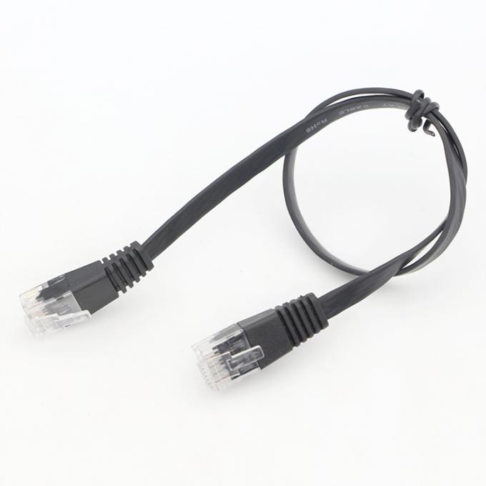 STP UTP Industrial Cat5 Cat5e Cat6 Cat7 Cat8 Flat RJ45 Patch Cord Network Ethernet Extension Lan Cable 4