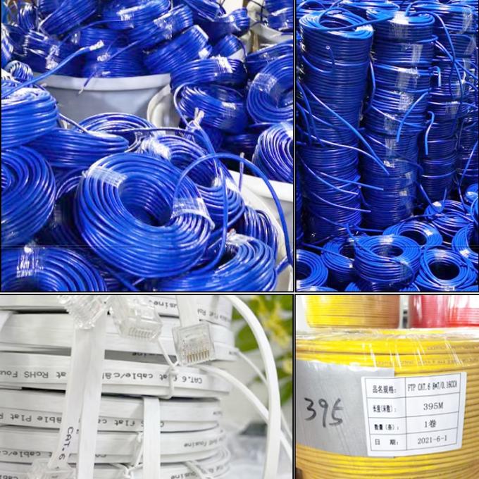 Customization Shield 1m 3m 5m 10m STP UTP Pure Cooper Cat5 Cat5e Cat6 Cat7 Cat8 RJ45 Patch Cord Lan Ethernet Network Cable 0