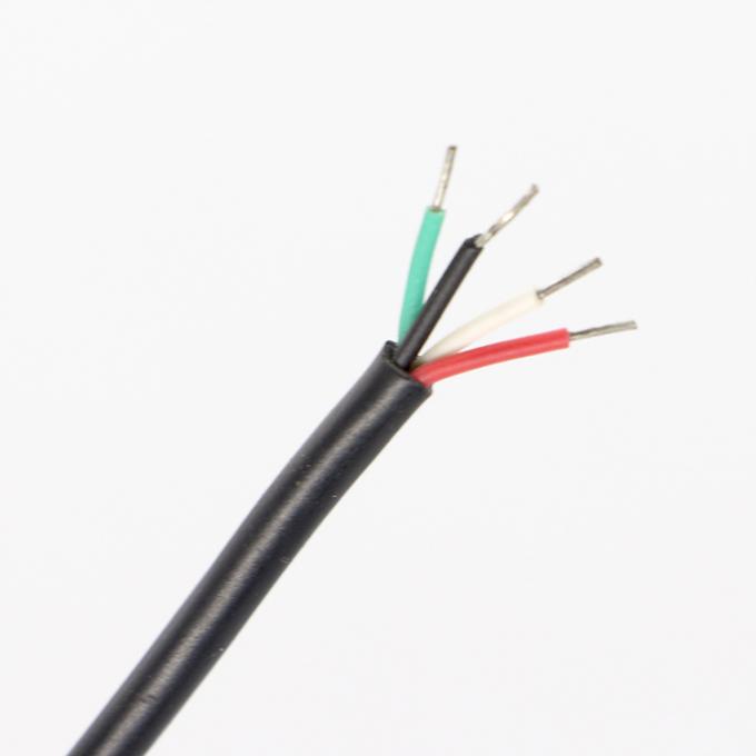 Custom Assembly Female RJ45 Socket To Open Tinned Soldering 4 Wires Bare End  Pigtail Cable 2