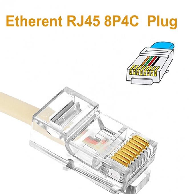 Ethernet RJ45 8P8C Male to Telephone RJ11 4P4C Female Socket ADSL Connector Converter Extension Cable Adapter 4
