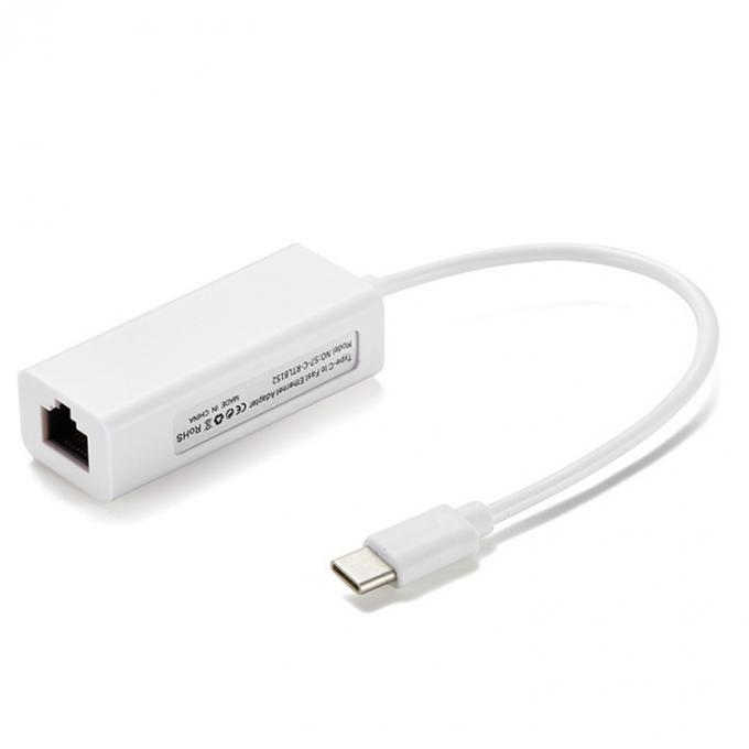 Plug and Play 100Mbps Gigabit USB Type C to RJ45 Ethernet Lan Network Adapter for Laptop Computer 0