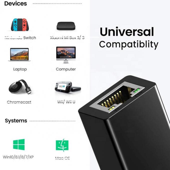 Plug and Play 1000Mbps USB 3.0 to Gigabit RJ45 Ethernet Network Lan Adapter for Laptop Computer 1