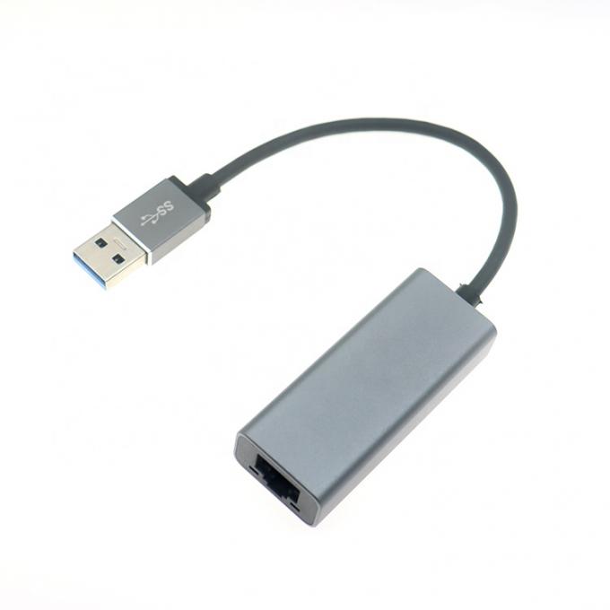 Super Speed 1000Mbps Metal Shell USB 3.0 to Gigabit RJ45 Ethernet Adapter 2