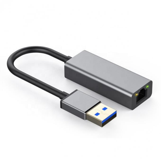 Super Speed 1000Mbps Metal Shell USB 3.0 to Gigabit RJ45 Ethernet Adapter 0