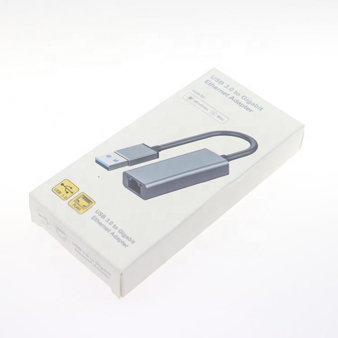 Super Speed 1000Mbps Metal Shell USB 3.0 to Gigabit RJ45 Ethernet Adapter 4