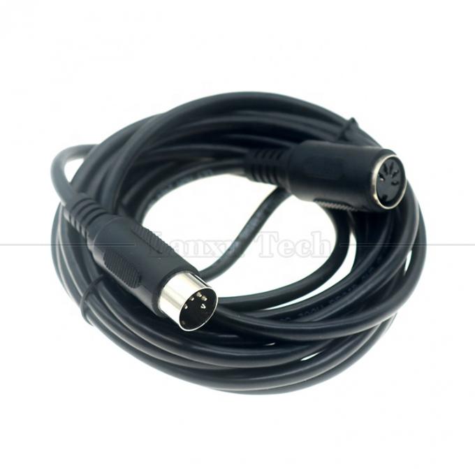 High Quality 1M 3M 5M Male to Female MIDI 5 PIN DIN Extension Cable for Audio Keyboard Guitar 4