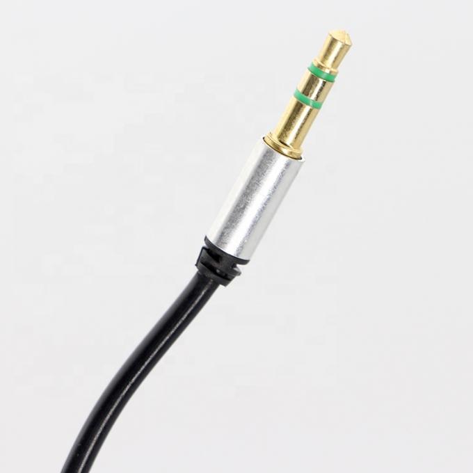 CUSTOM 1M  2M 3M Coil Spiral Spring Male to Male 3.5mm Jack Stereo Aux Audio Cable 3